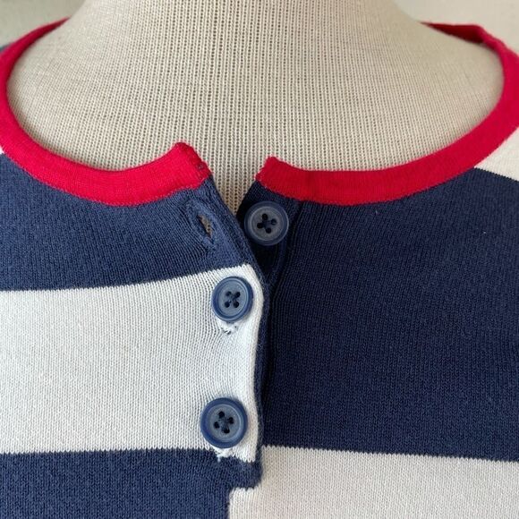 NWT Josephine Chaus Striped Long Sleeve Top Size M - Picture 3 of 8